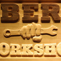 ADVPRO Name Personalized Workshop Garage Man Cave Wood Engraved Wooden Sign wpa0218-tm - Details 1