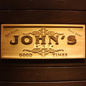 ADVPRO Name Personalized BAR Good Times Beer Wood Engraved Wooden Sign wpa0219-tm - 18.25