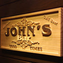 ADVPRO Name Personalized BAR Good Times Beer Wood Engraved Wooden Sign wpa0219-tm - 26.75