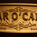 ADVPRO Name Personalized Wine & ALE BAR Wood Engraved Wooden Sign wpa0221-tm - Details 1