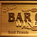 ADVPRO Name Personalized Wine & ALE BAR Wood Engraved Wooden Sign wpa0221-tm - Details 2