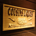 ADVPRO Name Personalized Beer CAVE Cigar Room Gifts Man Cave Wood Engraved Wooden Sign wpa0222-tm - 23