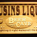 ADVPRO Name Personalized Beer CAVE Cigar Room Gifts Man Cave Wood Engraved Wooden Sign wpa0222-tm - Details 2
