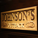 ADVPRO Name Personalized Outback Bar Beer Wood Engraved Wooden Sign wpa0223-tm - 26.75