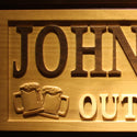 ADVPRO Name Personalized Outback Bar Beer Wood Engraved Wooden Sign wpa0223-tm - Details 2