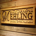 ADVPRO Whole Family Names Personalized Father Mother Offspring Wood Engraved Wooden Sign wpa0226-tm - 26.75
