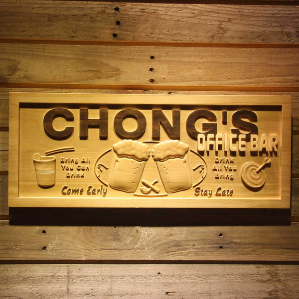 ADVPRO Name Personalized Office Bar Decoration Gifts Wood Engraved Wooden Sign wpa0227-tm - 18.25