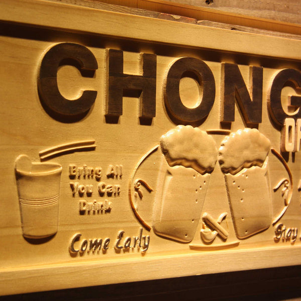 ADVPRO Name Personalized Office Bar Decoration Gifts Wood Engraved Wooden Sign wpa0227-tm - Details 1
