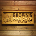 ADVPRO Name Personalized Man CAVE Dart Club Bar Est. Year Wood Engraved Wooden Sign wpa0228-tm - 18.25