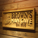 ADVPRO Name Personalized Man CAVE Dart Club Bar Est. Year Wood Engraved Wooden Sign wpa0228-tm - 26.75