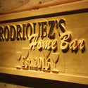 ADVPRO Name Personalized Home BAR Wine Glass Est. Year Wood Engraved Wooden Sign wpa0229-tm - Details 3