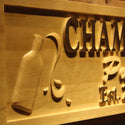 ADVPRO Name Personalized Pub Champagne Est. Year Wood Engraved Wooden Sign wpa0230-tm - Details 2