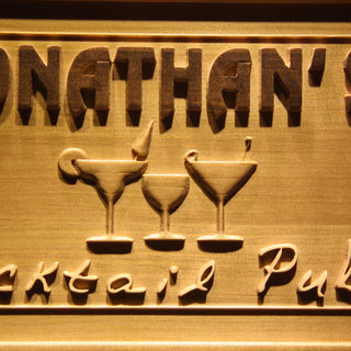 ADVPRO Name Personalized Cocktail Pub Wine VIP Room Wood Engraved Wooden Sign wpa0238-tm - Details 2