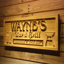 ADVPRO Name Personalized BAR & Grill Good Food Great Beer Wood Engraved Wooden Sign wpa0241-tm - 26.75