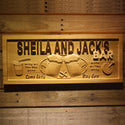 ADVPRO Name Personalized BAR Come Early Stay Late Housewarming Gifts Wood Engraved Wooden Sign wpa0264-tm - 18.25