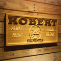 ADVPRO Name Personalized Firefighter Fire Department Always Ready to Fight The Fight Man Cave Wood Engraved Wooden Sign wpa0267-tm - 23