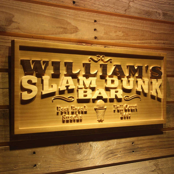 ADVPRO Name Personalized SLAM Dunk BAR Basketball Game Sport Room Wood Engraved Wooden Sign wpa0269-tm - 23