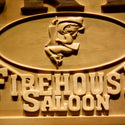 ADVPRO Name Personalized Firehouse Saloon Firefighter Retirement Gifts Wood Engraved Wooden Sign wpa0272-tm - Details 1