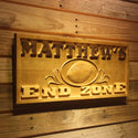 ADVPRO Name Personalized American Football END Zone National Game Sport Bar Wood Engraved Wooden Sign wpa0273-tm - 23