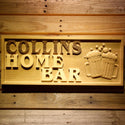 ADVPRO Name Personalized Home BAR Cheers Beer Ale Wine Cocktails D‚cor Gifts Wood Engraved Wooden Sign wpa0286-tm - 18.25