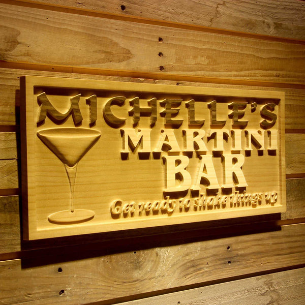 ADVPRO Name Personalized Martini BAR Cocktails Wine Club Pub Gifts Wood Engraved Wooden Sign wpa0289-tm - 23