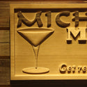 ADVPRO Name Personalized Martini BAR Cocktails Wine Club Pub Gifts Wood Engraved Wooden Sign wpa0289-tm - Details 1
