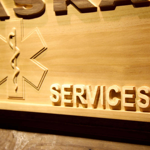 ADVPRO Name Personalized Medical Services Gifts Wood Engraved Wooden Sign wpa0290-tm - Details 3