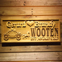 ADVPRO Personalized Custom Horse Carriage Wedding Anniversary Family Sign Surname Last First Name Housewarming Gift 5 Year Wood Wooden Signs wpa0302-tm - 18.25
