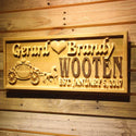 ADVPRO Personalized Custom Horse Carriage Wedding Anniversary Family Sign Surname Last First Name Housewarming Gift 5 Year Wood Wooden Signs wpa0302-tm - 26.75