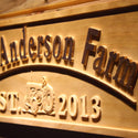 ADVPRO Name Personalized Farm with Tractor Home Decoration Housewarming Gifts Wood Engraved Wooden Sign wpa0306-tm - Details 3