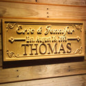 ADVPRO Personalized Last Name Rustic Home D‚cor Wood Engraving Custom Wedding Gift Couples Den Gift Wooden Signs wpa0307-tm - 23