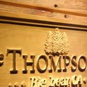 ADVPRO Name Personalized Cabin with Big Tree and Location Forest House Wood Engraved Wooden Sign wpa0309-tm - Details 1