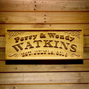 ADVPRO Personalized Custom Wedding Anniversary Family Sign Surname Last First Name Heart Home D‚cor Housewarming Gift 5 Year Wood Wooden Signs wpa0318-tm - 18.25