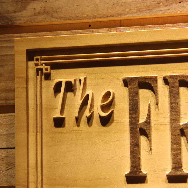 ADVPRO Personalized Wedding Gift Last Name Established Sign Family Name Signs Custom Wood Sign Carved Wooden Sign 3D 5 Year wpa0322-tm - Details 1