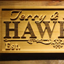 ADVPRO Personalized Wedding Gift Last Name Established Sign Family Name Signs Custom Wood Sign Carved Wooden Sign 3D 5 Year Couple Last Name Sign wpa0324-tm - Details 2