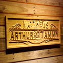 ADVPRO Personalized Family Name Sign Personalized Wedding Gifts Wall Art Rustic Home Decor Custom Carved Wooden Signs Couples 5 Year wpa0325-tm - 23