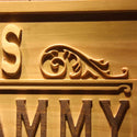 ADVPRO Personalized Family Name Sign Personalized Wedding Gifts Wall Art Rustic Home Decor Custom Carved Wooden Signs Couples 5 Year wpa0325-tm - Details 2