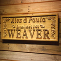 ADVPRO Personalized Wedding Gift Last Name Established Sign Family Name Signs Custom Wood Sign Carved Wood Decor 3D Hearts Couples Sign 5 Year wpa0330-tm - 26.75