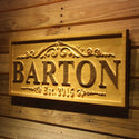 ADVPRO Personalized Wedding Gift Last Name Established Sign Family Name Signs Custom Wood Sign Carved Wooden Sign 3D 5 Year Couple Last Name Sign wpa0333-tm - 26.75