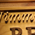 ADVPRO Personalized Wedding Gift Last Name Established Sign Family Name Signs Custom Wood Sign Carved Wooden Sign 3D 5 Year Couple Last Name Sign wpa0334-tm - Details 2