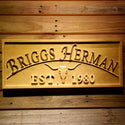 ADVPRO Bull Cow Head Your Full Name Personalized Established Year 3D Wood Engraved Wooden Sign wpa0337-tm - 18.25