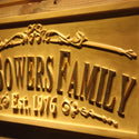 ADVPRO Family Last Name Personalized Established Year Housewarming Gifts Wood Engraved Wooden Sign wpa0338-tm - Details 3