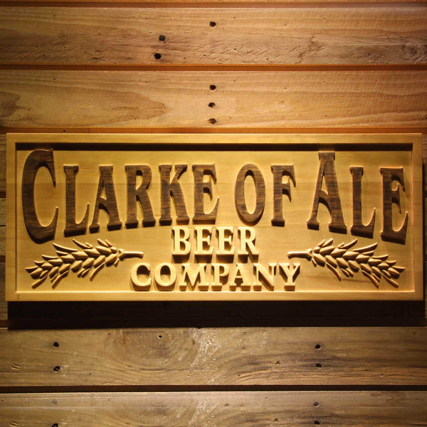 ADVPRO Name Personalized Beer Company Bar Decor Wood Engraved Wooden Sign wpa0349-tm - 18.25