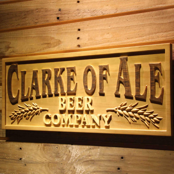 ADVPRO Name Personalized Beer Company Bar Decor Wood Engraved Wooden Sign wpa0349-tm - 26.75