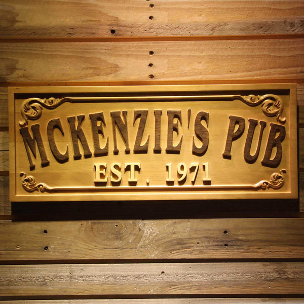 ADVPRO Name Personalized Pub Bar Decoration Home Bar Gifts Wood Engraved Wooden Sign wpa0353-tm - 18.25