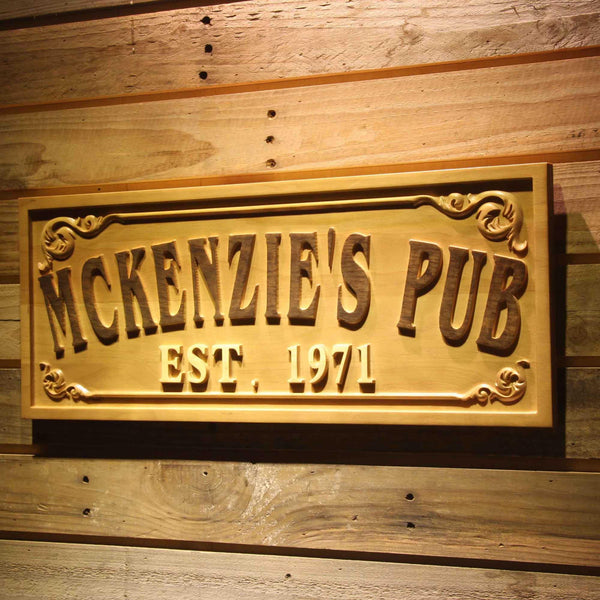 ADVPRO Name Personalized Pub Bar Decoration Home Bar Gifts Wood Engraved Wooden Sign wpa0353-tm - 26.75