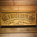 ADVPRO Name Personalized Woodworking Wood Shop Decoration Wood Engraved Wooden Sign wpa0356-tm - 18.25