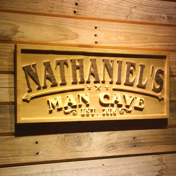 ADVPRO Name Personalized Man CAVE Established Year Men Gifts Birthday Wood Engraved Wooden Sign wpa0359-tm - 23