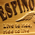 ADVPRO Name Personalized Garage Live to Ride Ride to Live Car Repair Man Cave Wood Engraved Wooden Sign wpa0363-tm - Details 2