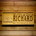 ADVPRO Big Trees Family Name First Names Personalized with Established Date Wedding Gift Wood Engraved Wooden Sign wpa0368-tm - 18.25